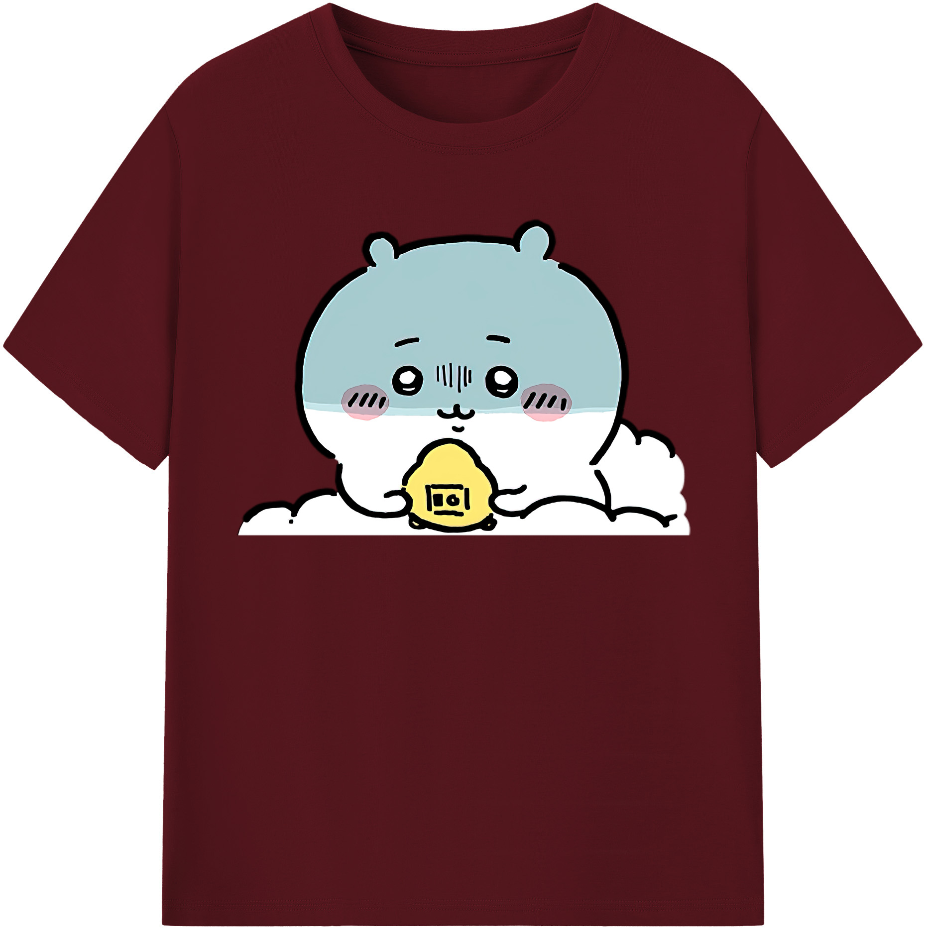 （画像用） ちいかわ ちいかわ Chii-kawa chiikawa 綿100％半袖Tシャツ（フロントプリント）